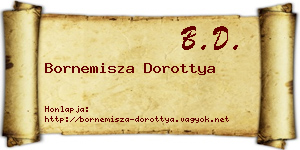 Bornemisza Dorottya névjegykártya