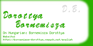 dorottya bornemisza business card